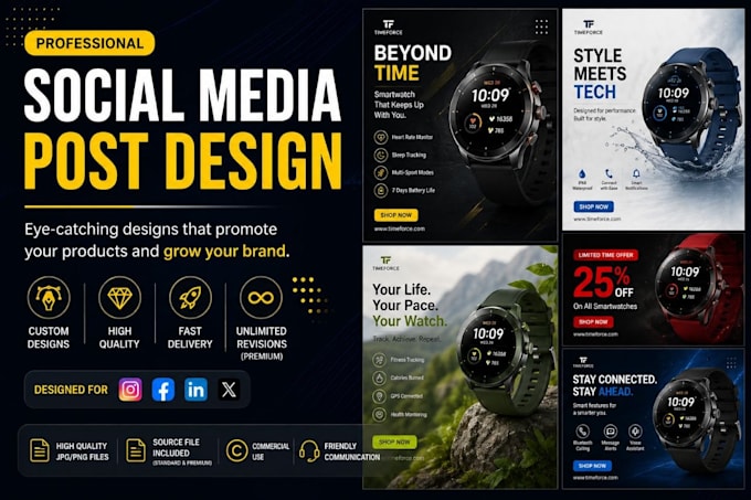 design social media posts