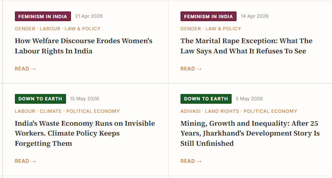 write well researched articles and blog posts