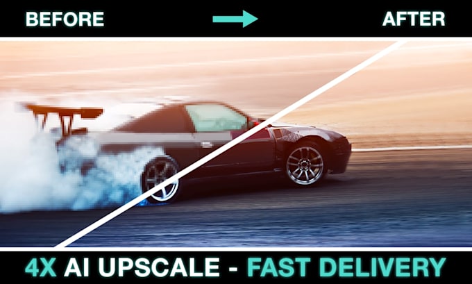 enhance and upscale your blurry images with professional tools