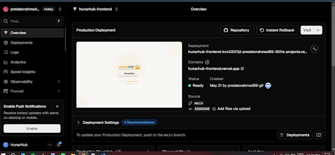 fix vercel deployment errors and debug react vite applications