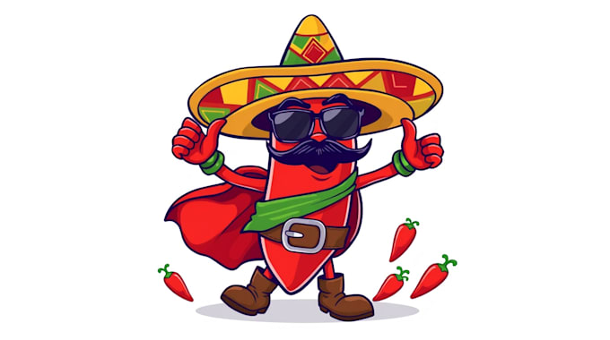 create awesome chili pepper logo with free source file