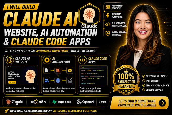 build claude ai website, ai automation and claude code apps
