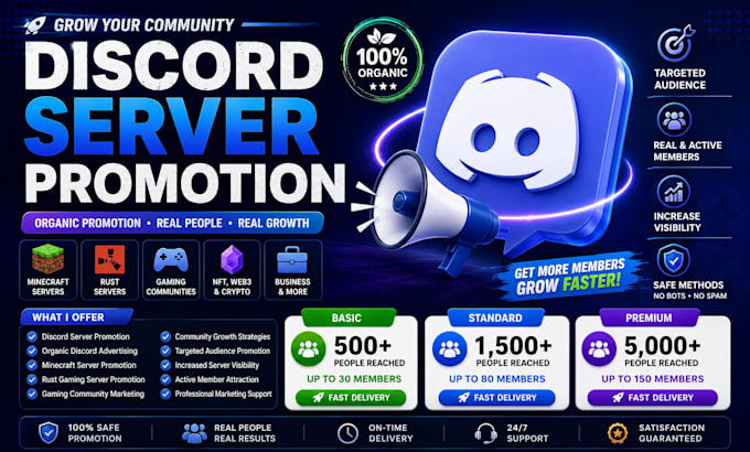 discord promotion discord advertising rust gaming server setup promotion