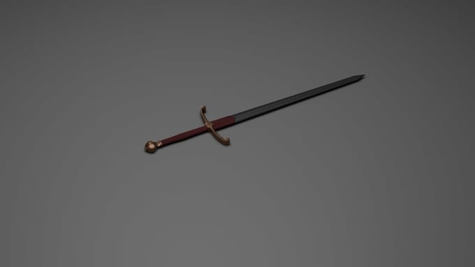 make a game ready objects, weapons using blender