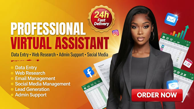 personal executive virtual assistant social media assistant admin support ghl