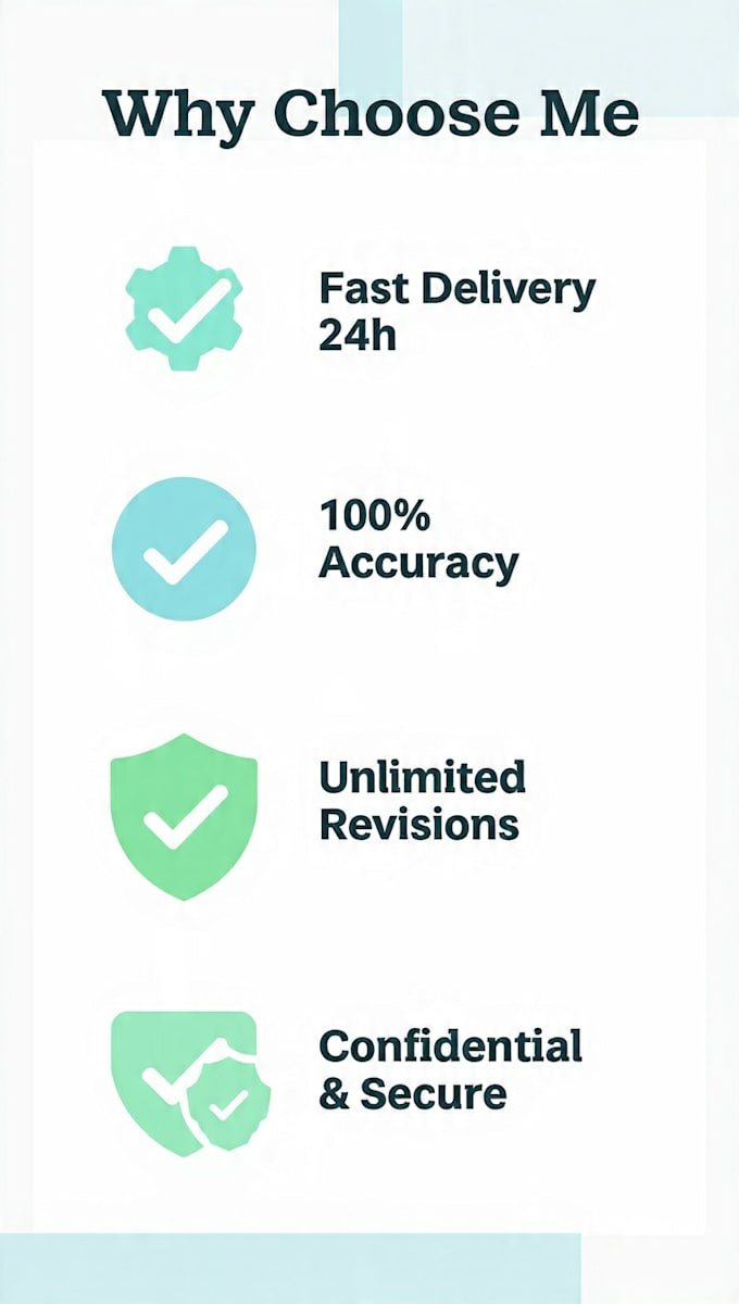 convert PDF to excel or word conversion and 2 free revisions