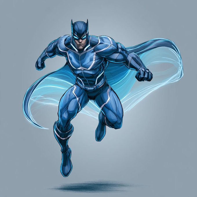 do superhero character for comics