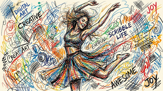 draw awesome scribble art from your photo