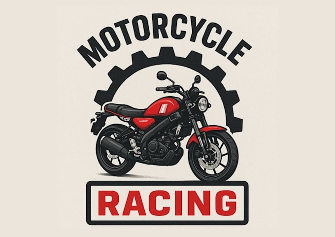 make motorcycle logo design with fastest delivery