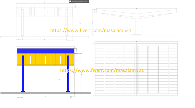 design a custom carport canopy with professional 3d architectural visualization