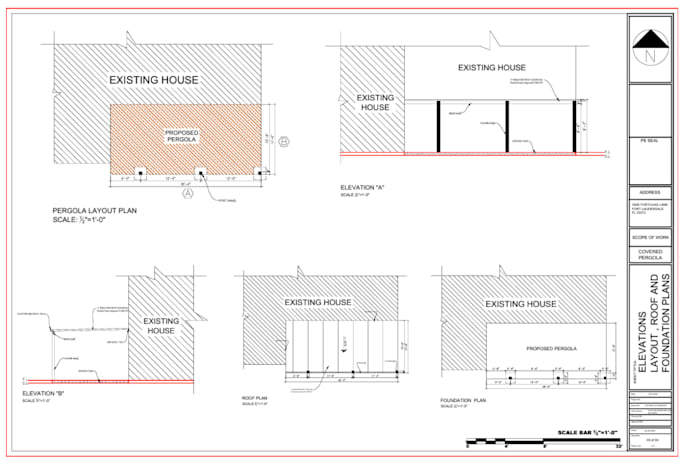 design your pergola, deck or patio drawings for permit
