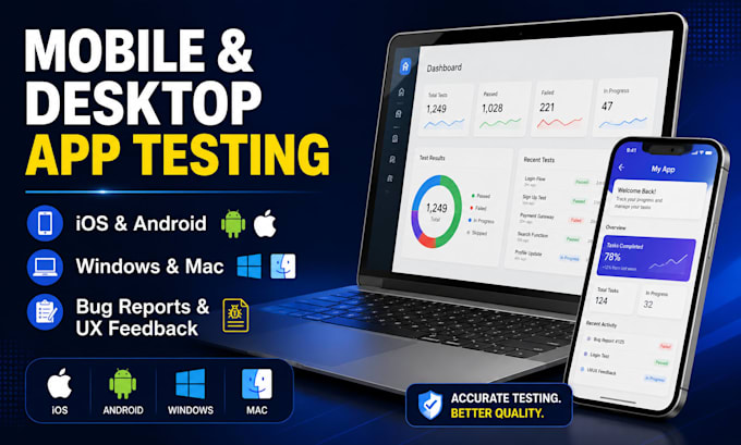 test, review, and promote your software, ios or android app