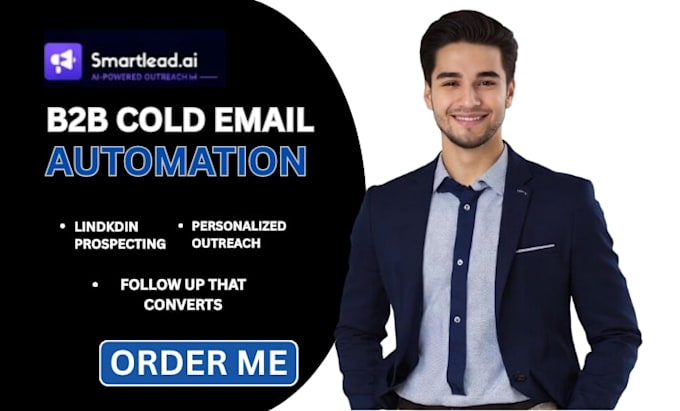 smartlead ai b2b cold email automation linkedin prospecting personalized outreac