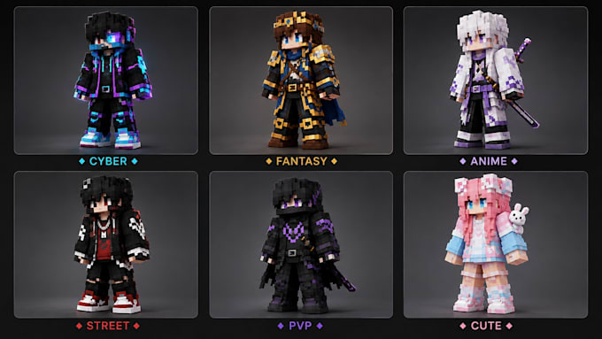 create a custom minecraft skin for you