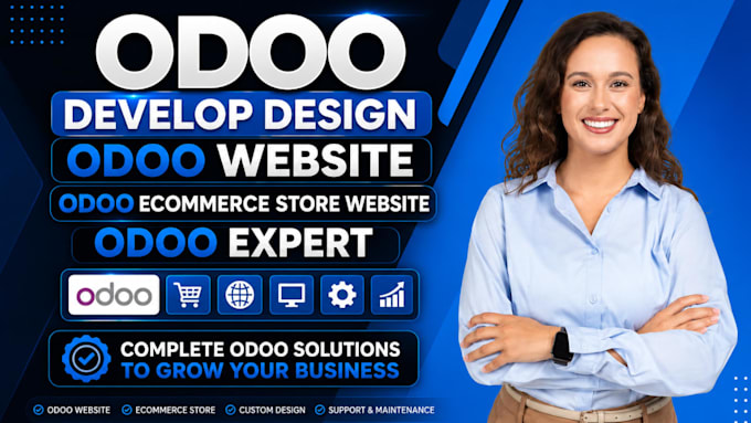 develop design odoo website odoo ecommerce store website and odoo expert