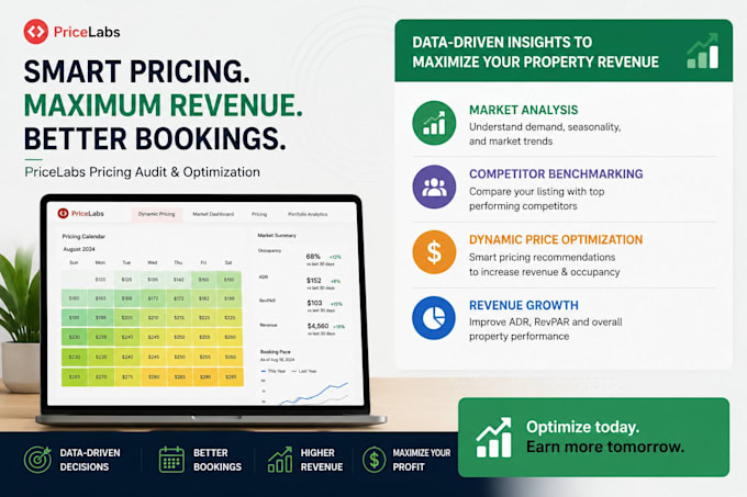 increase your airbnb revenue with dynamic pricing