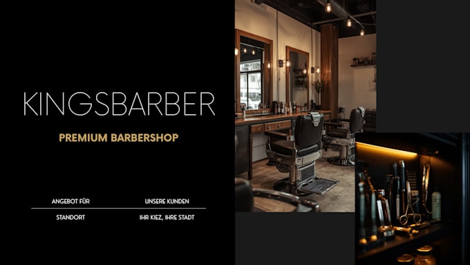 create premium branding for your barbershop