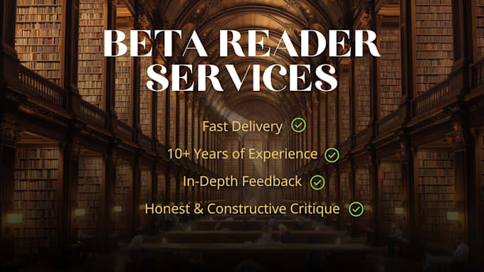 be your professional beta reader and provide detailed, honest feedback