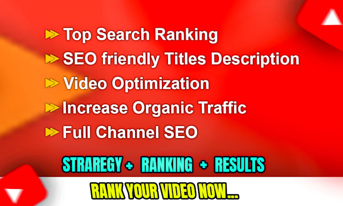 optimize your youtube video for SEO