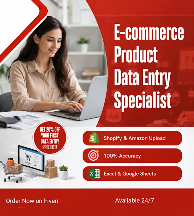 do expert shopify and amazon product data entry