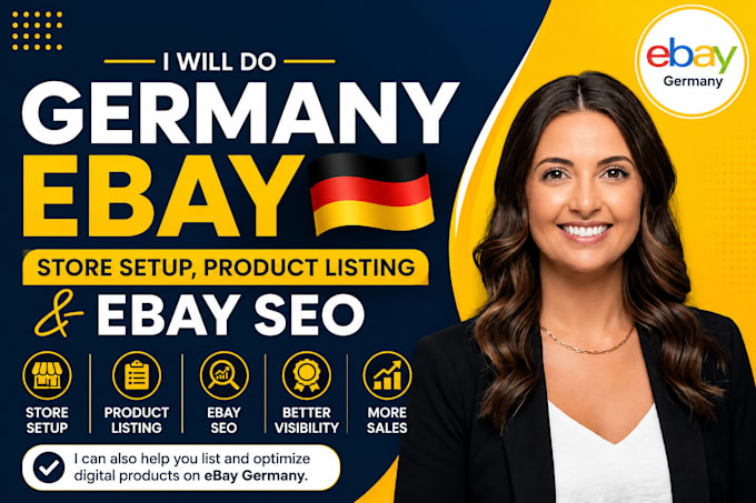 do germany ebay store setup, product listing, germany ebay seo, germany ebay