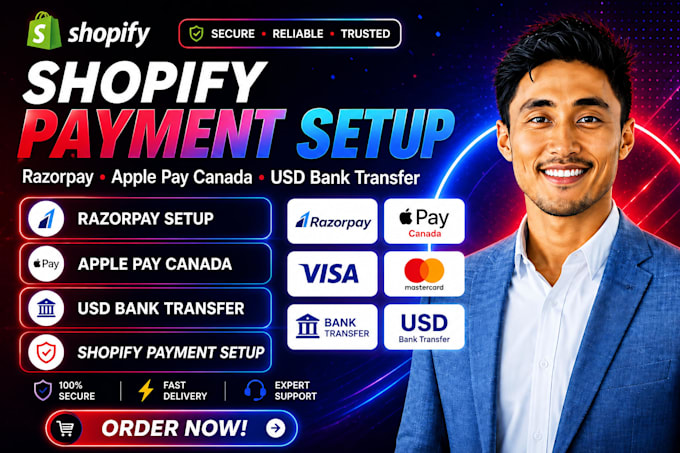 setup shopify woocommerce apple pay canada payments methods USD bank transfer