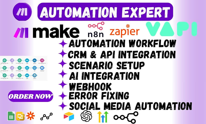 setup make com automation, fix make com, make automation, make com ai automation