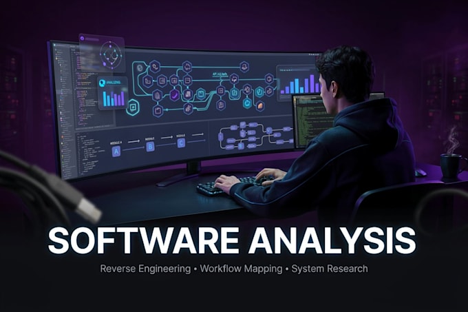 reverse engineer software and analyze application workflows
