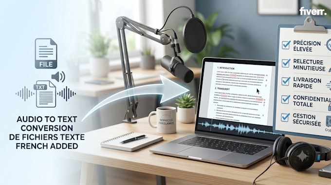 clear english and french transcription