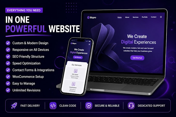 create a wordpress website