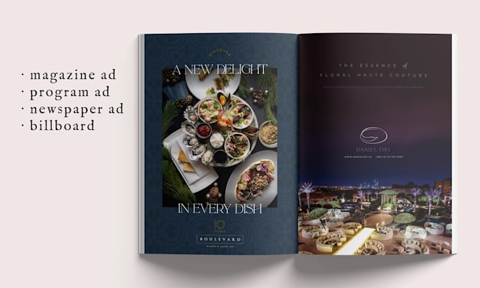 design a professional flyer, leaflet, or poster