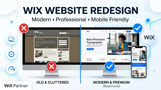 redesign wix website modern wix website redesign expert