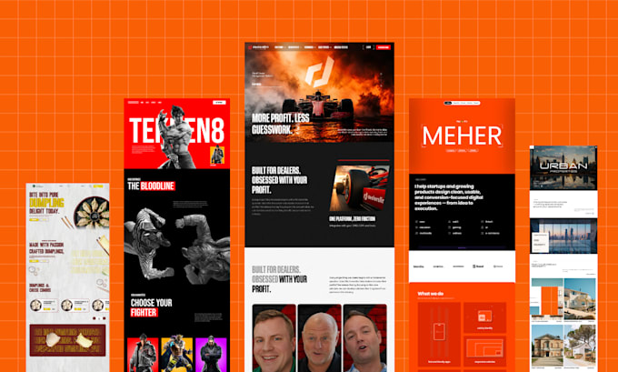 design and develop modern framer website with animations