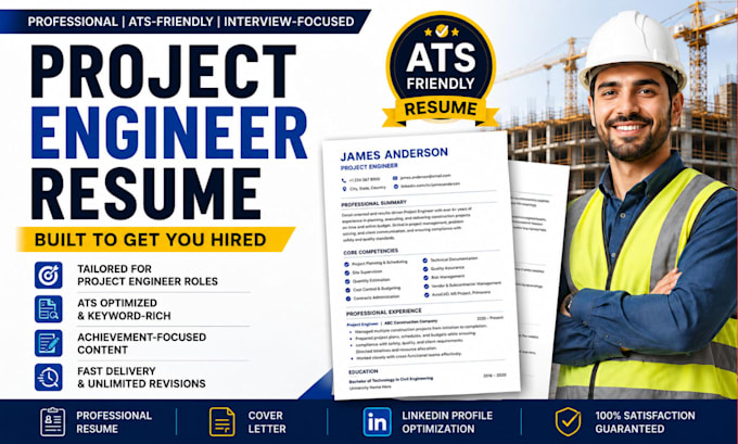 write an ats project engineer resume
