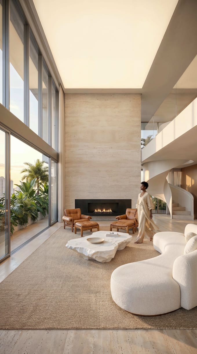 create interior luxury visualization