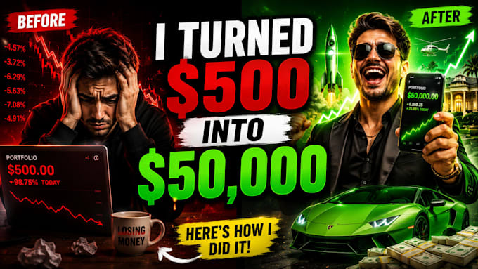 create viral stock market youtube thumbnails that boost CTR