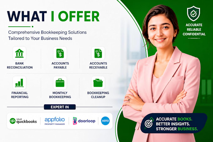 do property management bookkeeping using appfolio, buildium and doorloop