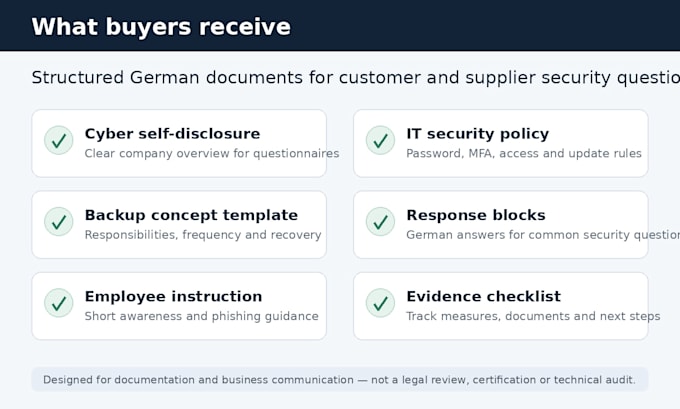 create german cybersecurity documents