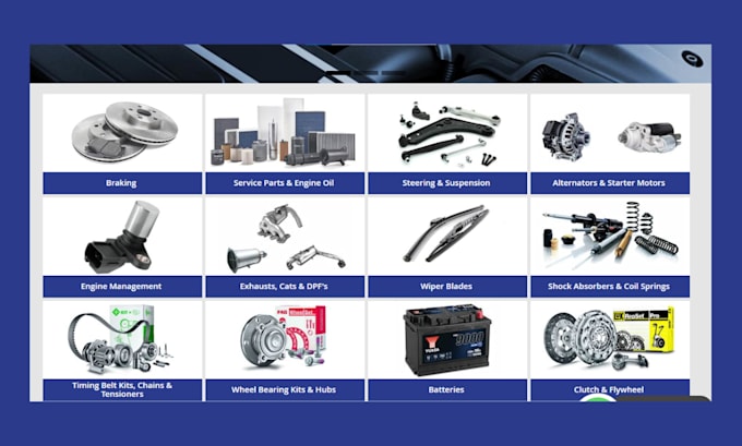auto part shopify store auto part woocommerce website automobile auto part store