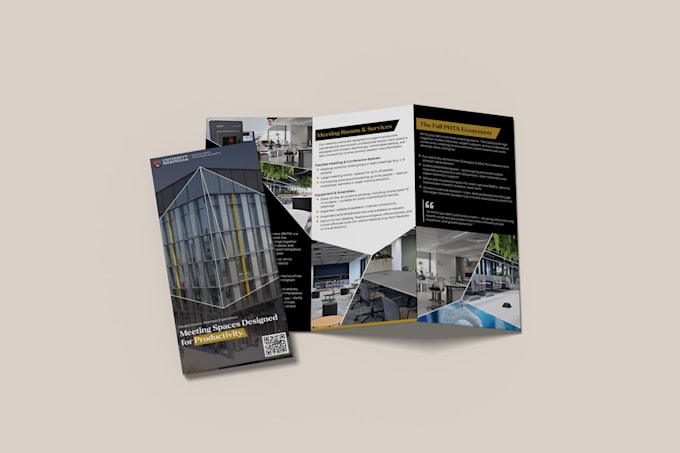 design a professional trifold or bifold brochure for your business