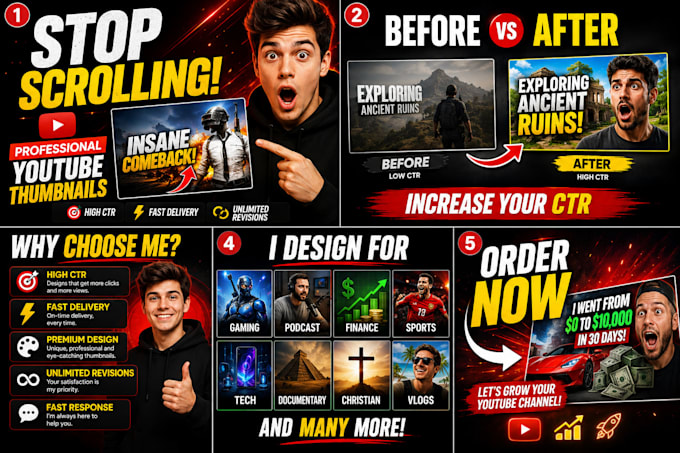 create eye catching youtube thumbnails