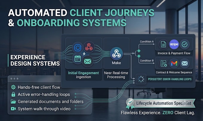 build automated client journeys and onboarding workflows