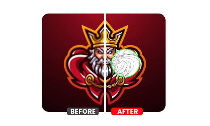 vectorize image, convert to vector tracing, recreate logo, image to vector