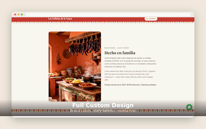 design a restaurant website with qr digital menu