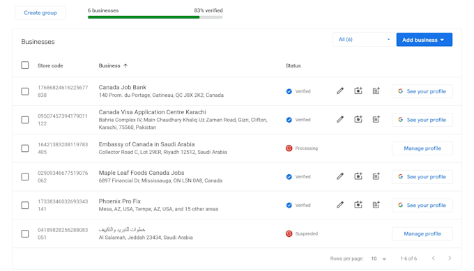 set up and optimize your US google business profile