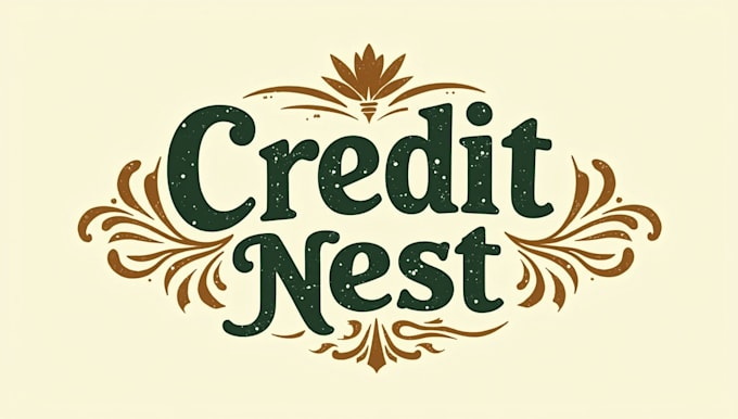 do make awesome style credit nest vintage logo design