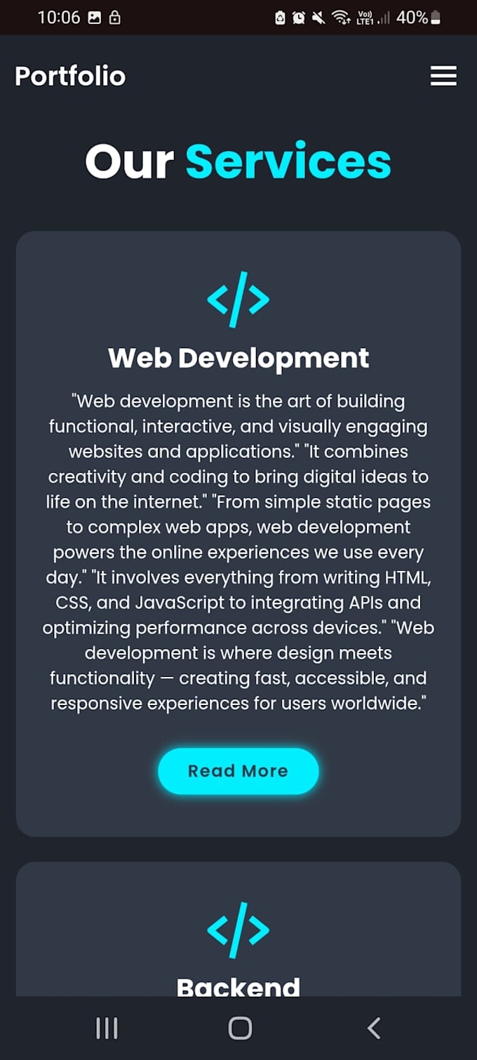build a responsive HTML CSS javascript website