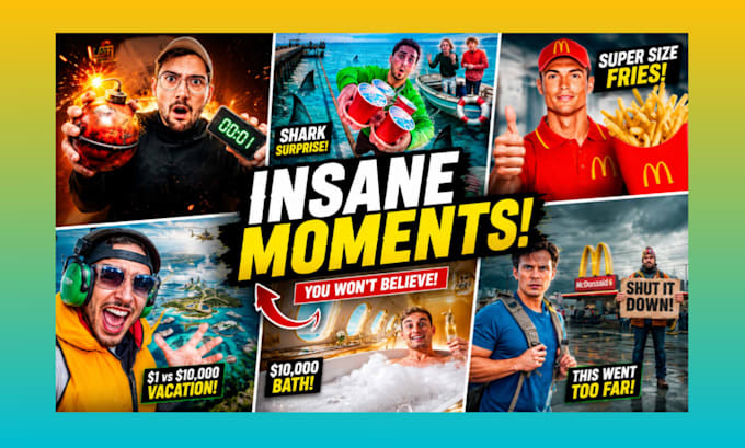 design viral youtube thumbnails with high CTR