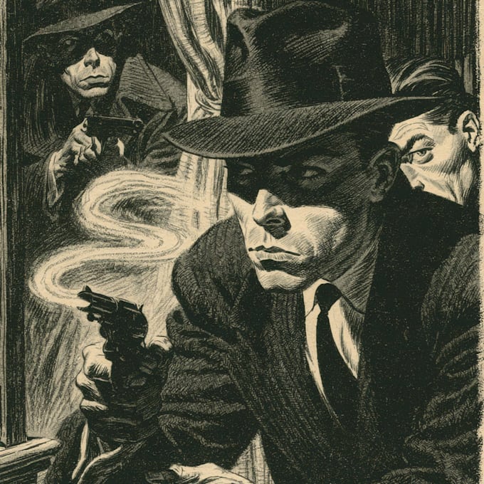 do noir, horror and dark comic book art and illustrations