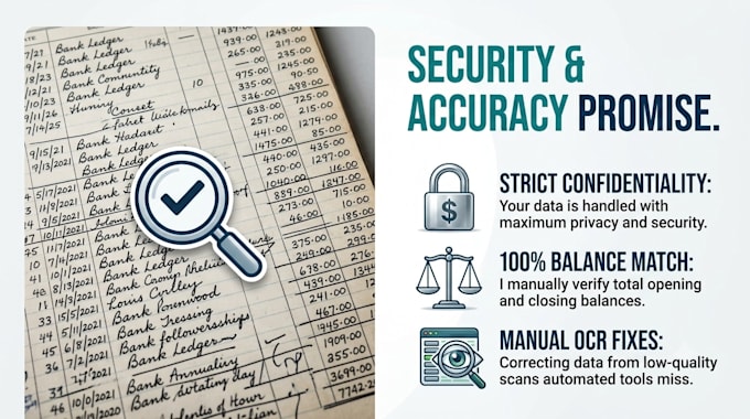 convert bank statements to excel CSV and quickbooks